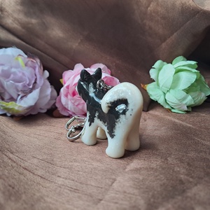 Husky/malamut kulcstartó - táska & tok - kulcstartó & táskadísz - kulcstartó - Meska.hu