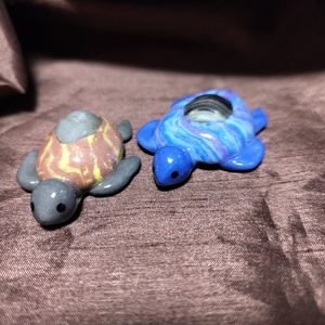 Achát hátú tengeri teki asztal barát - otthon & életmód - dekoráció - asztal és polc dekoráció - asztaldísz - Meska.hu