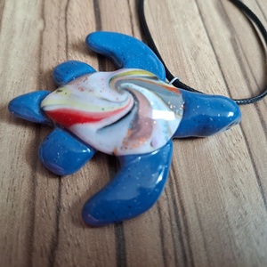 Tengeri teknős nyaklánc - ékszer - nyaklánc - medálos nyaklánc - Meska.hu