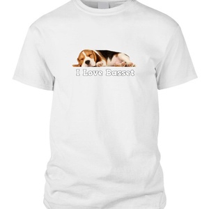 I Love Basset póló, Ruha & Divat, Férfi ruha, Póló, Mindenmás, MESKA