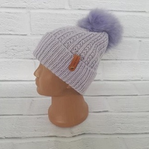 Női levendula sapka. Puha sapka tavaszra más stílushoz.Kötött levendula sapka lányoknak vagy fiúknak.Sapka levendula műp, Ruha & Divat, Sál, Sapka, Kendő, Sapka, Horgolás, MESKA