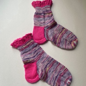  Puha gyapjú forró rózsaszín zokni EU 31-32 20,0 cm lányok zokni alvó zoknik Otthoni széles zokni Kötött gyapjú zokni gy, Baba - mama, Babaruházat, Babazokni, Horgolás, MESKA