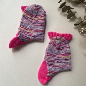  Puha gyapjú forró rózsaszín zokni EU 31-32 20,0 cm lányok zokni alvó zoknik Otthoni széles zokni Kötött gyapjú zokni gy - baba - mama - babaruházat - babazokni - Meska.hu