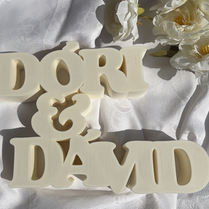 Egyedi felirat esküvőre, lagzira - otthon & életmód - dekoráció - dísztárgy - Meska.hu