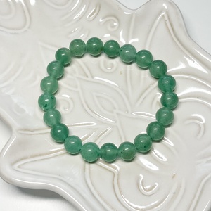 Zöld aventurin ásvány karkötő - Meska.hu