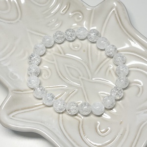 Roppantott hegyikristály ásvány karkötő - Meska.hu