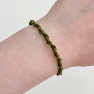 Spirálos karkötő - Moss - Meska.hu