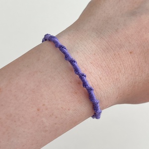 Spirálos karkötő - Lavender - Meska.hu