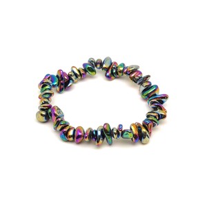 Szivárvány Aurakvarc Splitter Karkötő, Ékszer, Karkötő, Ásványkarkötő, , MESKA