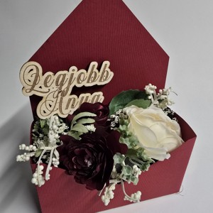 Szülőköszöntő rózsás boríték, Esküvő, Emlék & Ajándék, Szülőköszöntő ajándék, , MESKA