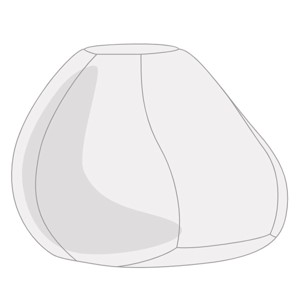 Fehér Kültéri Babzsák Puff Huzat, Otthon & Életmód, Bútor, Babzsák huzat, Babzsák, , MESKA