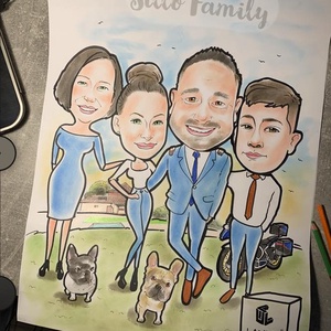 Portré, Karikatúra ajándék - Meska.hu