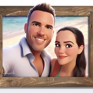 PIXAR / DISNEY 3D PORTRÉ AJÁNDÉK - művészet - fotográfia - portré - Meska.hu
