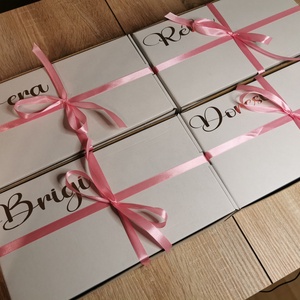 Koszorúslány / tanú felkérő mini box - esküvő - meghívó & kártya - koszorúslány felkérő - Meska.hu