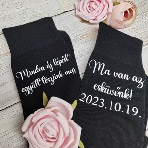 Vőlegény zokni - Meska.hu