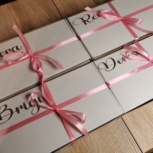Koszorúslány / tanú felkérő mini box - esküvő - meghívó & kártya - koszorúslány felkérő - Meska.hu