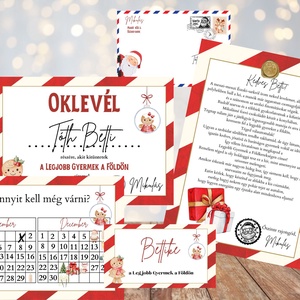 Levél a Mikulástól csomag, Karácsony, Mikulás, Mikulás ajándékok, Papírművészet, MESKA