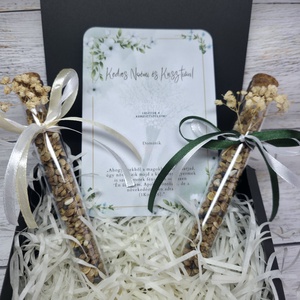 Keresztszülő felkérő  virágmag szett -  kaparós sorsjeggyel, Játék & Sport, Keresztelőajándékok, Fotó, grafika, rajz, illusztráció, MESKA