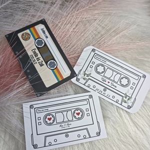 Esküvői kérj zenét kártya, Esküvő, Meghívó & Kártya, Meghívó, Fotó, grafika, rajz, illusztráció, MESKA