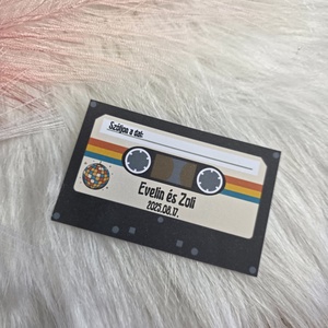 Esküvői kérj zenét kártya - esküvő - meghívó & kártya - meghívó - Meska.hu