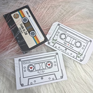 Esküvői kérj zenét kártya - esküvő - meghívó & kártya - meghívó - Meska.hu