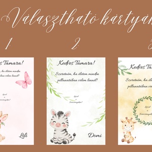 Keresztszülő felkérő szett - pezsgőspohárral, kaparós sorsjeggyel - baba - mama - keresztelő kellékek - keresztszülő felkérő - Meska.hu