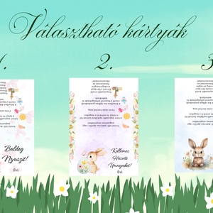 Húsvéti ajándék virágmag - otthon & életmód - papír, írószer - ajándékozás kellékei - ajándékkísérő - Meska.hu