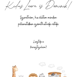 Keresztszülő felkérő bögre szett - Kisfiús - baba - mama - keresztelő kellékek - keresztszülő felkérő - Meska.hu
