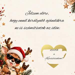 Keresztszülő felkérő kaparós kártya- karácsonyi - baba - mama - keresztelő kellékek - keresztszülő felkérő - Meska.hu