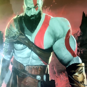 Kratos 80x120 akril festmény  - művészet - festmény - akril - Meska.hu