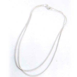 Ezüst medál felfüggesztés (bőrszál ezüst kapoccsal vagy 925 ezüst kígyólánc) - esküvő - ékszer - nyaklánc - Meska.hu