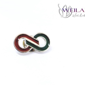 TISZA logo - ezüst tűzzománc kitűző pin - ékszer - kitűző és bross - Meska.hu