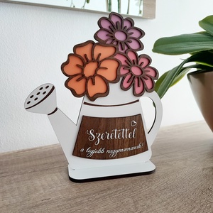 Fa virágos dekoráció  Szeretettel Anyának vagy Nagymamának - Meska.hu