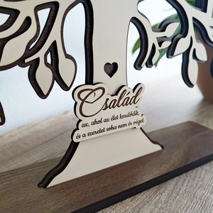 Családfa fényképtartó  egyedi ajándék szeretteid emlékeivel - otthon & életmód - dekoráció - kép & falikép - képkeret - Meska.hu