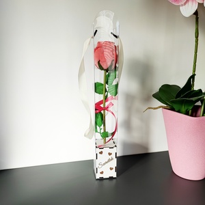 Örök rózsa díszdobozban  Szeretlek felirattal, Otthon & Életmód, Dekoráció, Virágdísz és tartó, Virágbox, virágdoboz, , MESKA