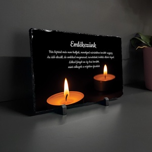 Emléktábla idézettel - otthon & életmód - vallás - temetkezési tárgy - sírtábla - Meska.hu