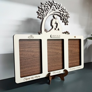 Egyedi fa képkeret - szülőknek ajándékba - esküvő - emlék & ajándék - szülőköszöntő ajándék - Meska.hu