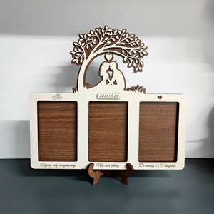 Egyedi fa képkeret - szülőknek ajándékba - esküvő - emlék & ajándék - szülőköszöntő ajándék - Meska.hu