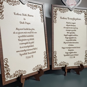 Személyre szabható fényképes fa tábla - otthon & életmód - dekoráció - asztal és polc dekoráció - asztaldísz - Meska.hu