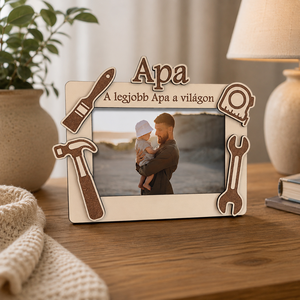 Egyedi fényképes fa képkeret - Meska.hu