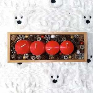 Kisebb méretű piros adventi koszorú  - karácsony - adventi díszek - adventi koszorú - Meska.hu Kisebb méretű piros adventi koszorú  - karácsony - adventi díszek - adventi koszorú - Meska.hu