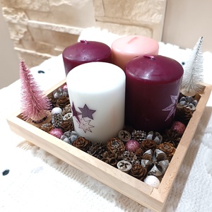 Közepes méretű, négy színű gyertyás adventi koszorú - karácsony - adventi díszek - adventi koszorú - Meska.hu Közepes méretű, négy színű gyertyás adventi koszorú - karácsony - adventi díszek - adventi koszorú - Meska.hu