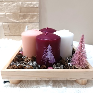 Közepes méretű, négy színű gyertyás adventi koszorú - karácsony - adventi díszek - adventi koszorú - Meska.hu Közepes méretű, négy színű gyertyás adventi koszorú - karácsony - adventi díszek - adventi koszorú - Meska.hu