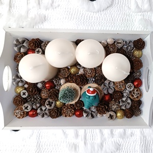 Kisebb méretű adventi koszorú fehér gyertyákkal - karácsony - adventi díszek - adventi koszorú - Meska.hu Kisebb méretű adventi koszorú fehér gyertyákkal - karácsony - adventi díszek - adventi koszorú - Meska.hu