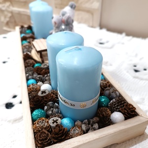 Jégvarázs kék-fehér, nagyobb méretű adventi koszorú - karácsony - adventi díszek - adventi koszorú - Meska.hu Jégvarázs kék-fehér, nagyobb méretű adventi koszorú - karácsony - adventi díszek - adventi koszorú - Meska.hu