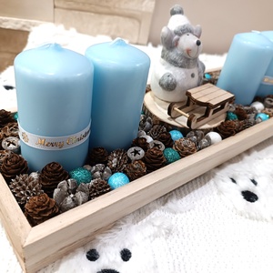 Jégvarázs kék-fehér, nagyobb méretű adventi koszorú - karácsony - adventi díszek - adventi koszorú - Meska.hu Jégvarázs kék-fehér, nagyobb méretű adventi koszorú - karácsony - adventi díszek - adventi koszorú - Meska.hu