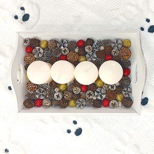 Kisebb méretű adventi koszorú fehér gyertyákkal - karácsony - adventi díszek - adventi koszorú - Meska.hu Kisebb méretű adventi koszorú fehér gyertyákkal - karácsony - adventi díszek - adventi koszorú - Meska.hu