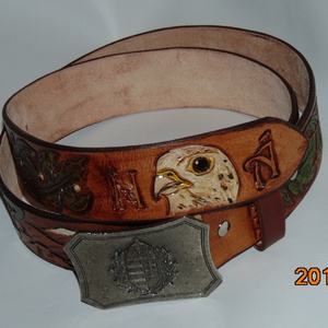 Bőr öv - Meska.hu