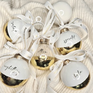 Aranyozott karácsonyfa gömb csomag-6 db-os - Meska.hu