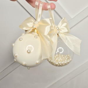 Gyöngyös karácsonyfa gömb - Meska.hu